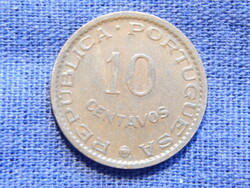 Portugál India 10 Centavos 1958