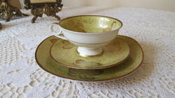 Weissenstadt,porcelán reggeliző trió