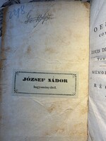 Saint-Simon emlékiratai - József nádor hagyatékából, 1791 - Eredeti!