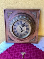 Antique Internal Pendulum Wall Clock 35x35 cm