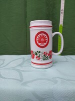 Hollóházi porcelán korsó