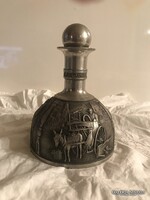 ARTINA SIS - RÉSZLETGAZDAG - KÖRBEN MINTÁS  - ÓN PALACK - 18 x 12 cm - fél liter - HIBÁTLAN