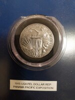 1915 USA fél dollár REPLIKA Panama Pacific Exposition