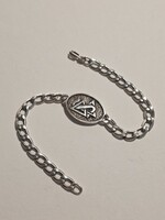 Silver Bracelet with Scientology Logo