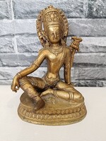 Gyönyörű nepáli buddhista/hindu istenség bronz szobor – Münchenből