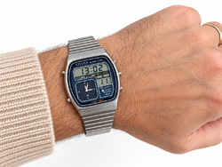 Gyönyörű retro Citizen Digi-Ana multifunkciós karóra 1979-ből acél szíjjal