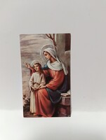 • Keresztény szentkép csomag 4 db Szent Anna Fatimai Szűzanya vándorszobor 1994 imalapok