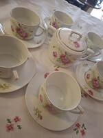 Moritz Zdekauer (MZ Altrohlau) csehszlovák porcelán teas keszletl