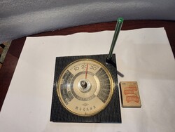 Retro Soviet Moscow Desk perpetual calendar thermometer pen case cccp