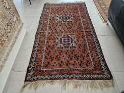 Unique Pattern Hand-Knotted 100x188 cm Wool Persian Rug MZ522