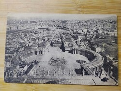 Antik lap, Olaszország, Róma, Kilátás a Szent Péter Bazilika kupolájából,1925