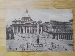 Antik lap, Olaszország, Róma, Szent Péter tér és Bazilika, 1925