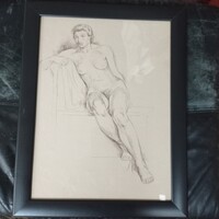 Gábor Jenő (1893-1968) Akt az 1940-es évekből
