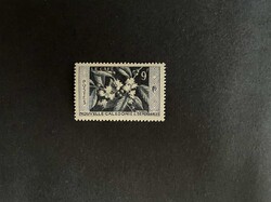 New-Caledonia coffee flower 1955 stamp, falcon
