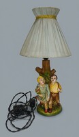 Vintage Hummel-style ceramic table lamp – Perfect, working condition