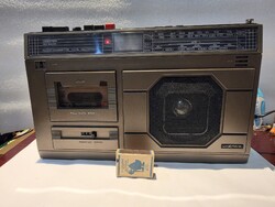 Retro ritka masszív Videoton RM 4640  sétálómagnó boombox hi-fi