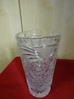 Ajkai Lead Crystal Vase, height 20.5 cm. Jókai