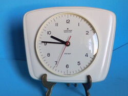Vintage Junghans kerámia konyhai falióra – Kienzle Quartz szerkezettel, hibátlan!