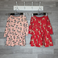 C&A, F&F Minnie Mouse and reindeer girl dress set, 92