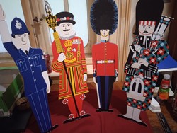 UK 61 cm Cardboard English Guards, 4 Pieces, Ready to Ship