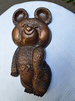 Misa Bear Metal Wall Decoration