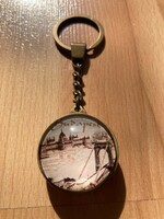 Budapest Hidden in Glass Lens - Keychain