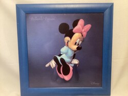 Mini mouse print, for children's room.