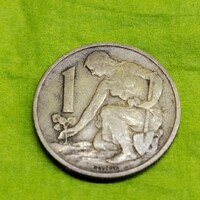Csehszlovákia, 1 korona, 1968