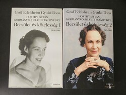 Gróf Edelsheim Gyulai Ilona: Becsület és kötelesség I-II.