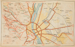 Budapest főbb kivezető útjai. 1930 körüli.