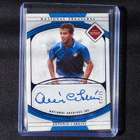 Antonio Cabrini 2022 Panini National Treasures National Archives Ink Sapphire On Card Autograph /25 