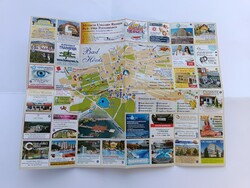Bad Hévíz Keszthely City Map Map Mutsch Hungary Travel German language promotional publication