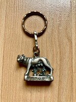 Capitoline She-Wolf Keychain