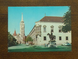 Képeslap - Budapest, Mátyás templom és a Vármúzeum -  I.-685/702
