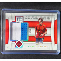 Mikel Oyarzabal 2022 Panini National Treasures Biography Materials Match-Worn Memorabilia /99 #BM-MO
