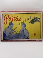 Hungarian Pajtás Metal Construction Set, 1950s-60s. Collector's Item.