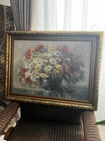 Beautiful Signed Flower Still Life (Orbán)