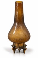 Zoltán Pap Brutalist Bronze Table Lamp