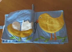 Vintage Rare IKEA LEKA Interactive Textile Book / Baby Book Retro