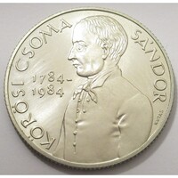 Magyarország,100 forint 1984 - Kőrösi Csoma Sándor UNC nikkel