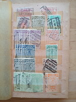 Belgium VASÚT berakó 1882-1952 sok régi bélyeggel