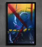 Time Loop, Modern Abstract Oil Painting [Tünde Papp]