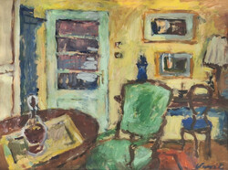 Vass Elemér: Interior of My Room