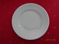 Zsolnay porcelán kistányér, antik, fehér, átmérője 18,5 cm. Vanneki!