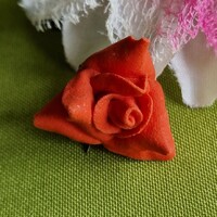 Brooch, Badge BRO417 - Red Rose 30x28mm