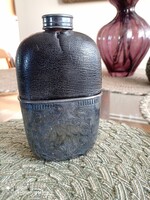 English Silver, Leather Flask