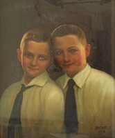 2B717 Cs. Joachim Ferenc : Siblings 1938