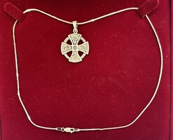 Kelta ezüst medál ajándék ezüst laplánccal, 10,7 gr zara pandora a doboz dekoráció!