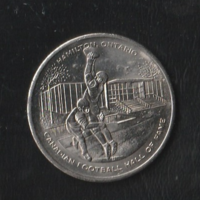 One Dollar 1972 Sixtieth Year Grey Cup commemorative coin