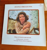 Jelena Obrazcova olasz és francia operaáriák bakelit LP